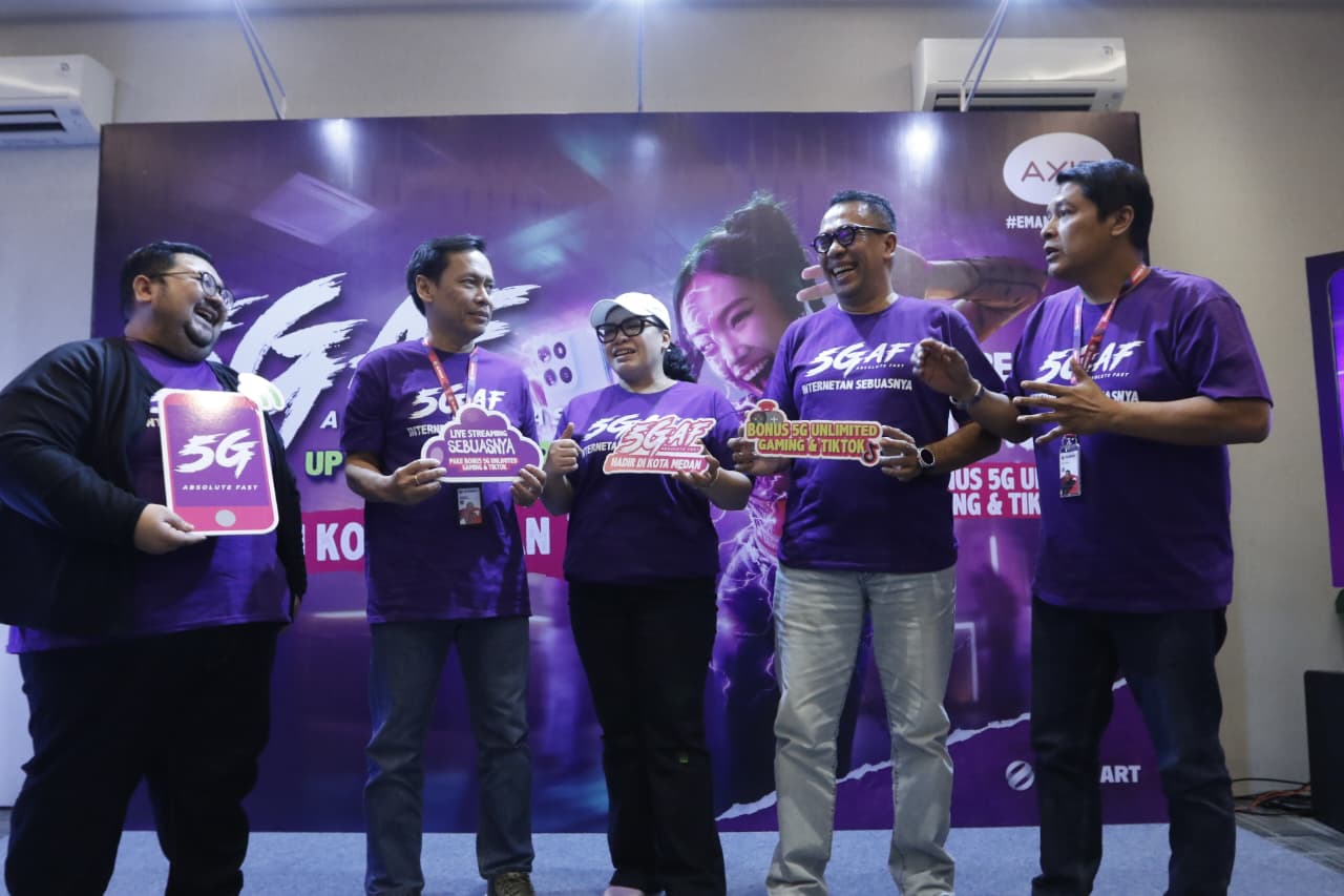 AXIS 5G AF resmi selimuti Kota Medan, Binjai, dan Deli Serdang (foto/ist)